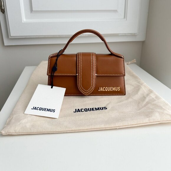 NWT Brand New $775 Jacquemus Le Bambino leather handbag crossbody bag - Picture 1 of 6